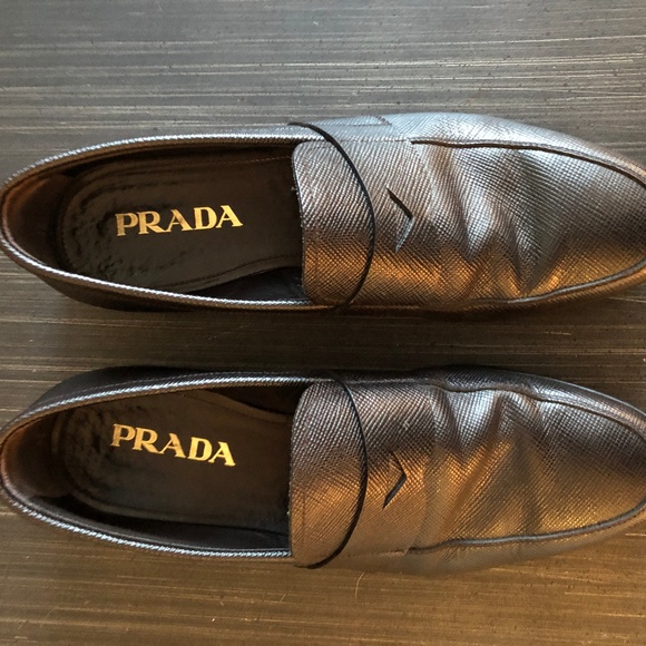 Prada Men\'s 2DE072 Saffiano Leather Loafers main image 4